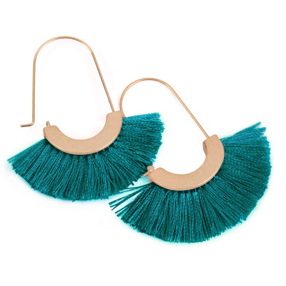 The Fan Favorite Tassel Hoops