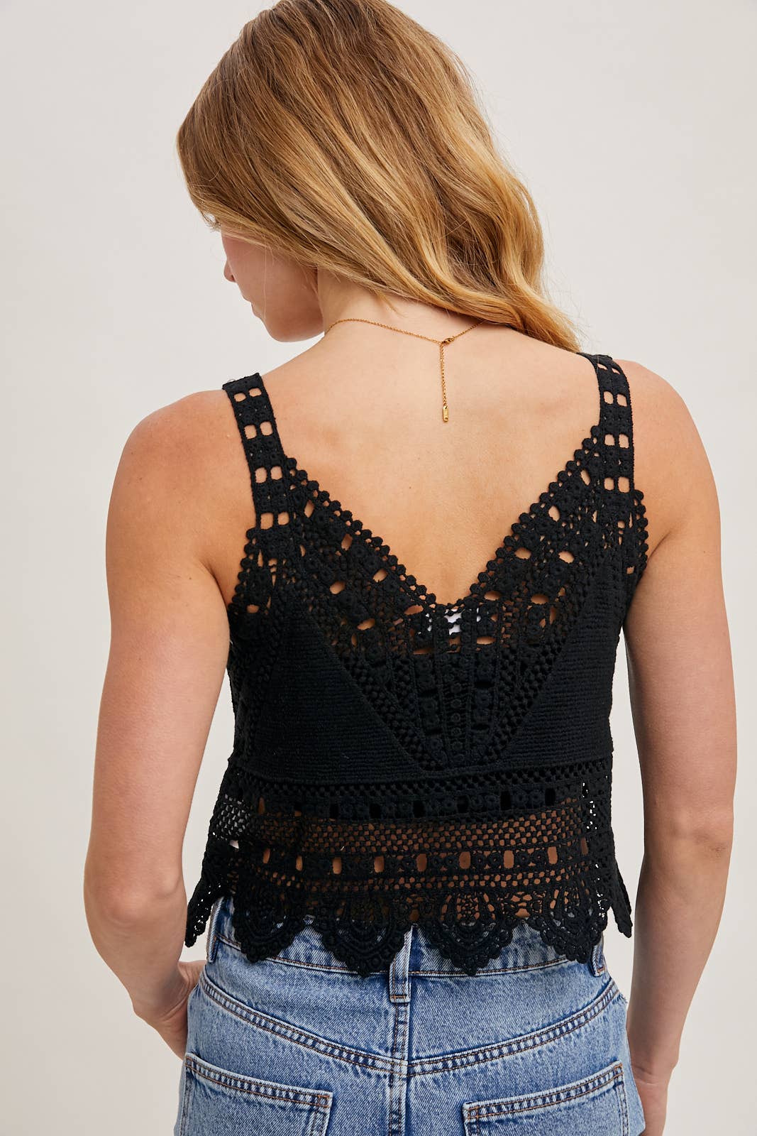 Coastal Muse Crochet Tank