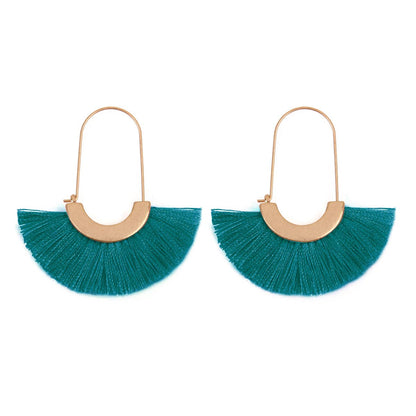 The Fan Favorite Tassel Hoops