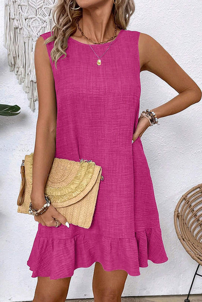 Classic Knot Back Mini Dress
