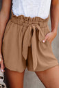 Relaxed Chic Paper Bag Waist Shorts