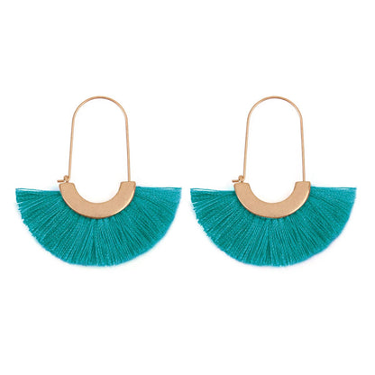 The Fan Favorite Tassel Hoops